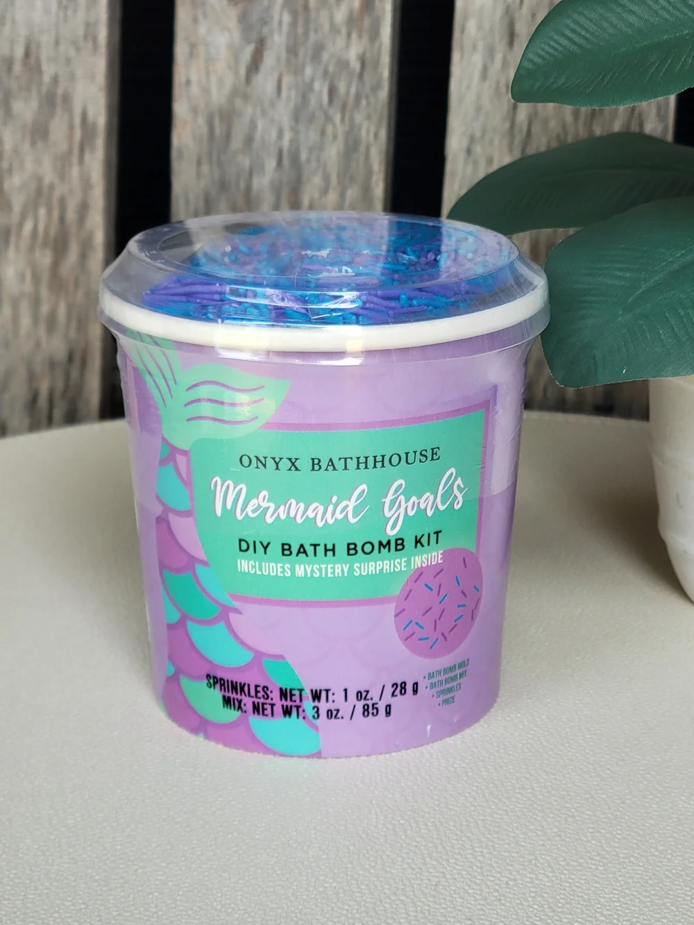 Onyx Bathhouse Mermaid Goals DIY Bath Bomb Kit - Purple